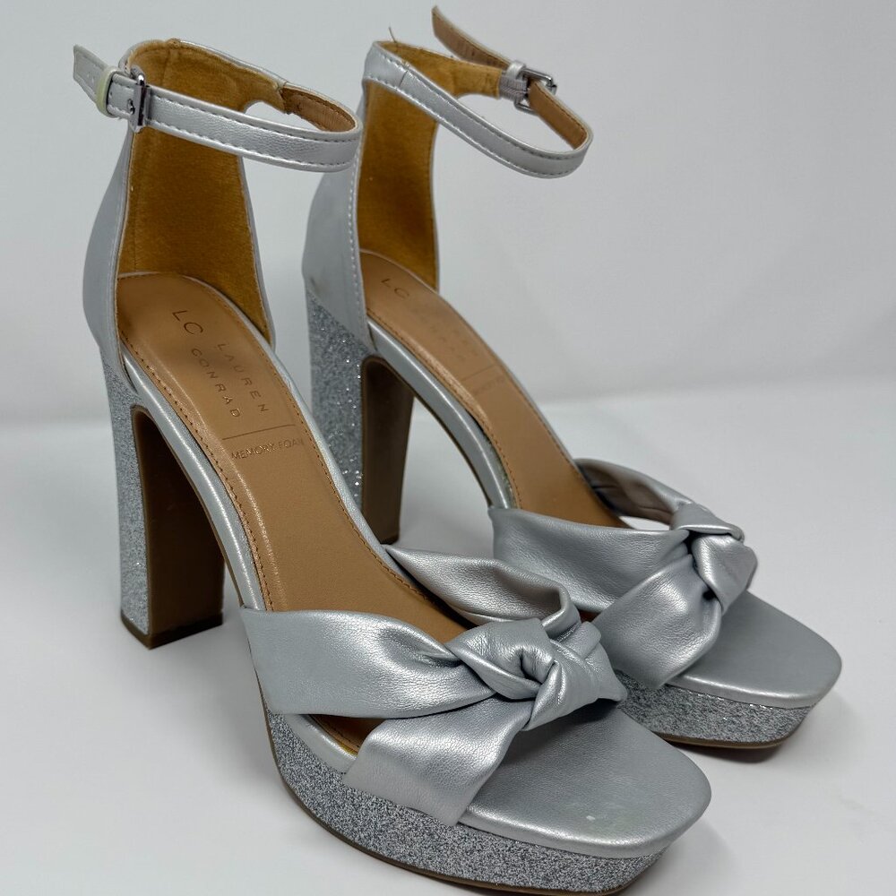 LC Lauren Conrad Sparkly High Heels